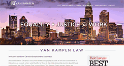 Desktop Screenshot of ncemploymentattorneys.com
